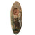 Wood Carved Calling Elk Wall Clock