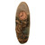 Wood Carved Peaceful Moose Wall Clock