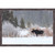 Snowfall Moose Wall Art