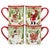 Christmas Delight Mugs - Set of 4