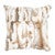Brown Pieced Rabbit Pillow - 26 x 26
