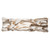 Brown Pieced Rabbit Pillow - 12 x 40