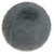 Cozy Cabin Circle Throw Pillow - Gray