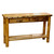Barnwood 2 Drawer Sofa Table with Shelf and Nailheads