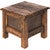 Sierra Carved Wood End Table