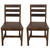 Lakeshore Walnut Dining Chairs - Set of 2