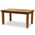 Barnwood Azul Table & Chairs with Bench and Nailheads - 6 pcs