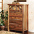 Barnwood Bear Carvings Chest of Drawers