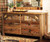 Barnwood Bear Carvings Dresser