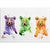 Three Bears Metal Box Wall Art