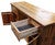 Barnwood Buffet w/ Carved Bear Designs