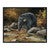 Fall Stream Bear Framed Wall Art