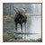Antlered Wanderer Framed Wall Art