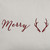 Merry Antler Rectangular Pillow
