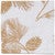 Golden Pine Branch Napkin - Set of 4
