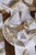 Golden Pine Branch Napkin - Set of 4