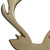 Golden Reindeer Napkin Ring - Set of 4