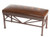 Tooled Leather Bench