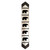 Fringed Ivory Bears Leather Table Runner - 120 Inch