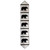 Ivory Bears Leather Table Runner - 96 Inch