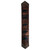 Fringed Midnight Bear Leather Table Runner - 96 Inch