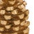 Golden Pinecone Candle Holder - Tall