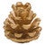 Golden Pinecone Candle Holder - Small - Set of 2