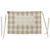 Antler Checkered Half Apron