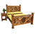 Barnwood Double X Bed - Twin