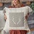 Antler Checkered Feather Pillow