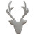 Metal Deer Head Napkin Rings - Set of 4