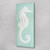 Embossed Seahorse Metal Wall Art - CLEARANCE