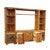 Barnwood Extra Large Entertainment Center with Moose Tiles