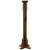 Barnwood Floor Coat Tree with Pegs