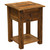 Barnwood One Drawer Nightstand with Open Shelf