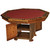 Barnwood Poker Table - 8 Sided
