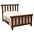 Barnwood Post Complete Bed - Cal King