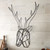 Modern Wire Deer Head Wall Art - CLEARANCE