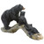 Bear Family Log Sculpture