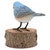 Blue Bird Forest Figurine