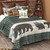 Bear Country Plaid Quilt Bed Set - King