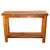 Barnwood Sofa Table with Shelf