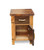 Barnwood Straight Leg 1 Drawer Nightstand with Door