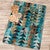 Arrowhead Creek Turquoise Rug - 3 x 4