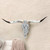 Authentic Longhorn Skull with Platinum Glass