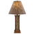 Rustic Bark Table Lamp