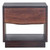 Raw Walnut Merle Nightstand