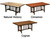 Hickory Rectangle Log Dining Table - 5 Foot