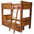 Barnwood Straight Leg Bunkbed - Twin/Full