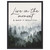 Live in the Moment Forest Watercolor Art